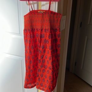 Girls Tory Burch strap dress excellent condition, only worn one